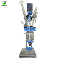 Three Layers Glass Reactor TOPT-10L/ Reaction vessel,chemical mixing reactors for sale